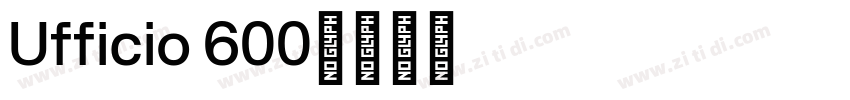 Ufficio 600字体转换